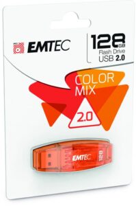 USB Flash Drive Emtec 128GB Color Mix, USB 2.0 - ECMMD128G2C410