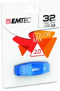 USB Flash Drive Emtec 32GB Color Mix, USB 2.0 - ECMMD32GC410