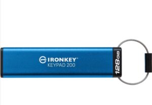 USB Flash Drive Kingston 128GB IronKey Keypad 200, USB 3.2 Gen1 - IKKP200/128GB