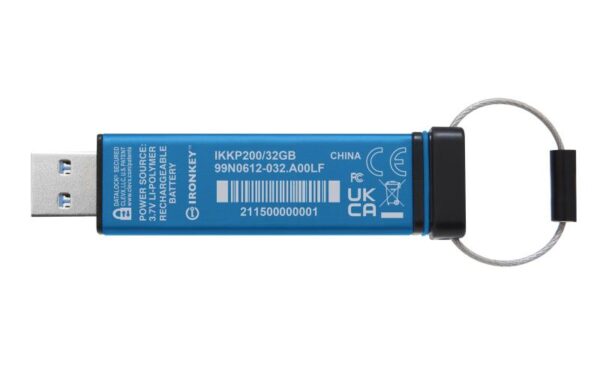 USB Flash Drive Kingston 32GB IronKey Keypad 200, USB 3.2 Gen1 - IKKP200/32GB