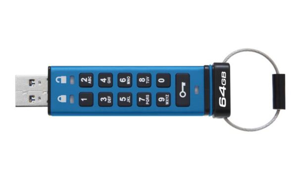 USB Flash Drive Kingston 64GB IronKey Keypad 200, USB 3.2 Gen1 - IKKP200/64GB