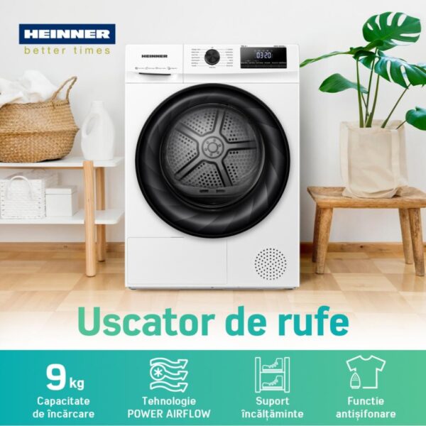USCATOR DE RUFE CU POMPA DE CALDURA HEINNER HHPD-H90FRA++