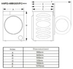 USCATOR DE RUFE CU POMPA DE CALDURA HEINNER HHPD-HMK80IVFC+++ - imagine 8