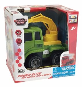 VEHICULE CU FRICTIUNE, SCARA 1/43, 10CM, EXCAVATOR VERDE - CEV43501-3003VEREXCAVATOR