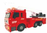 VEHICULE CU LUMINI, SUNETE SI FRICTIUNE, SCARA 1/6, 53 CM - CEV06501-3002ROSU