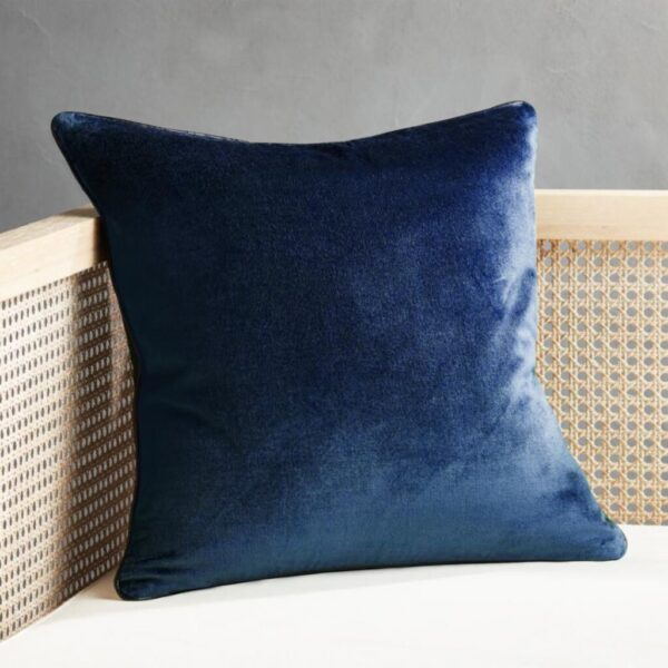 Velvet Decorative Pillows 45x45 cm - HR-PLW45VLV-BLU