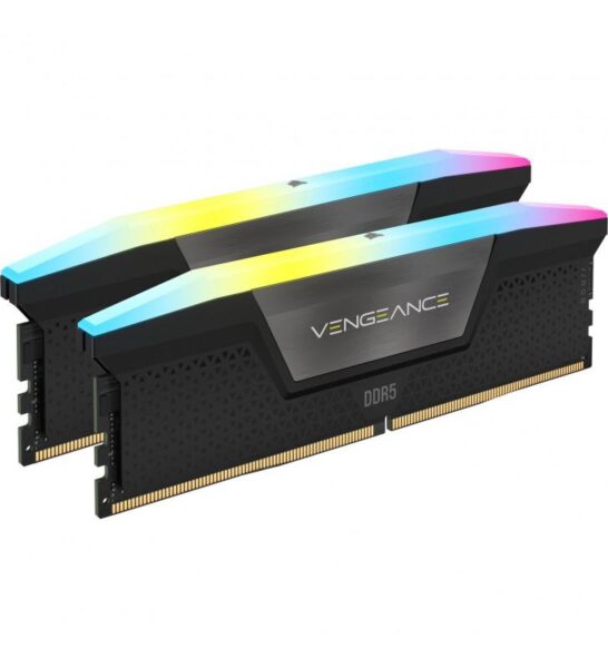 VENGEANCE® RGB 64GB (2x32GB) DDR5 DRAM 6000MHz C40 Memory - CMH64GX5M2B6000C40