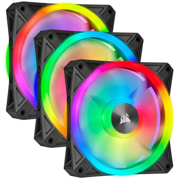 Ventilatoare CORSAIR iCUE QL120 RGB 120mm PWM Triple Fan - CO-9050098-WW