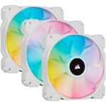 Ventilatoare Carcasa CORSAIR SP120 RGB ALB, 3x120mm - CO-9050137-WW