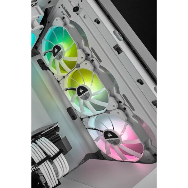 Ventilatoare Carcasa CORSAIR SP120 RGB ALB, 3x120mm - CO-9050137-WW