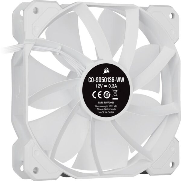 Ventilatoare Carcasa CORSAIR SP120 RGB ALB, 3x120mm - CO-9050137-WW