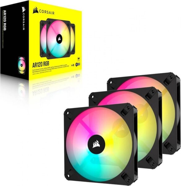 Ventilatoare CORSAIR iCUE AR120 Digital RGB 120mm PWM Fan - CO-9050167-WW