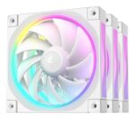 Ventilatoare DEEPCOOL FL12-3in1 120mm ALB, CFM 55, presiune 2.82 mmAq - R-FL12-WHAPN3-G