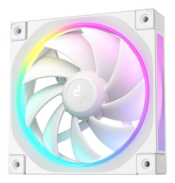 Ventilatoare DEEPCOOL FL12-3in1 120mm ALB, CFM 55, presiune 2.82 mmAq - R-FL12-WHAPN3-G