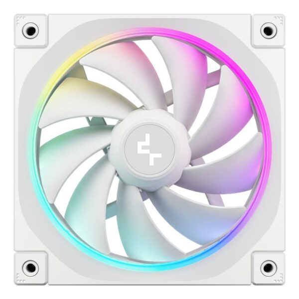 Ventilatoare DEEPCOOL FL12-3in1 120mm ALB, CFM 55, presiune 2.82 mmAq - R-FL12-WHAPN3-G