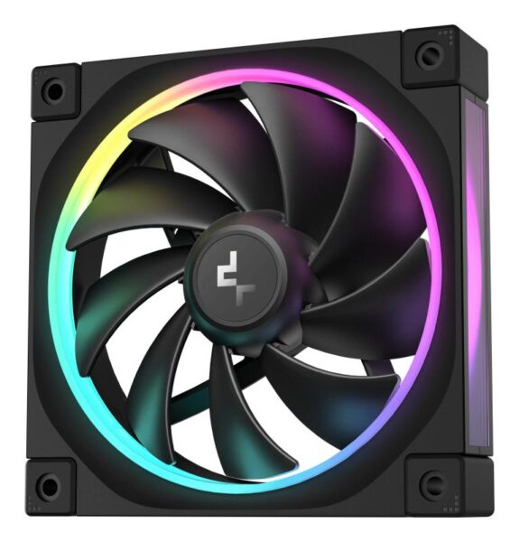 Ventilatoare DEEPCOOL FL12-3in1 120mm, CFM 55, presiune 2.82 mmAq - R-FL12-BKAPN3-G