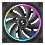 Ventilatoare DEEPCOOL FL12-3in1 120mm, CFM 55, presiune 2.82 mmAq - R-FL12-BKAPN3-G