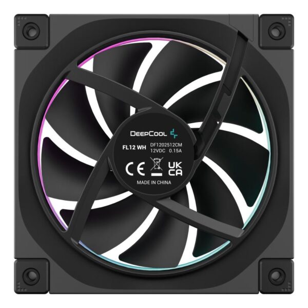 Ventilatoare DEEPCOOL FL12-3in1 120mm, CFM 55, presiune 2.82 mmAq - R-FL12-BKAPN3-G