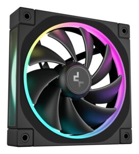 Ventilatoare DEEPCOOL FL12-3in1 120mm, CFM 55, presiune 2.82 mmAq - R-FL12-BKAPN3-G