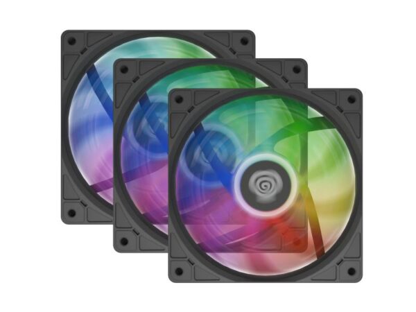Ventilatoare GENESIS OXAL 120 ARGB NEGRU 3x120mm, 1150-1450 RPM - NGF-2265