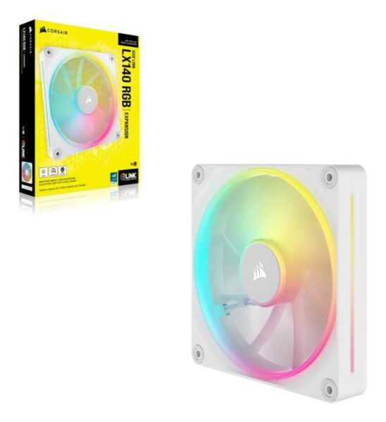 Ventilator Carcasa CORSAIR iCUE LINK LX140 1x140mm RGB ALB - CO-9051031-WW