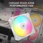 Ventilator Carcasa CORSAIR RS120 1x120mm ARGB ALB - CO-9050184-WW