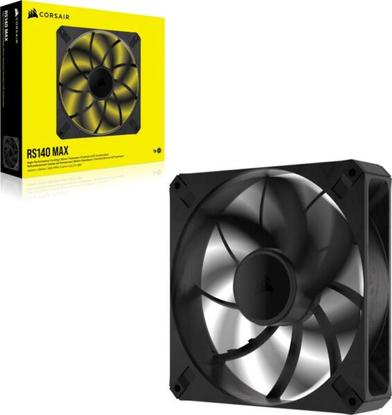 Ventilator Carcasa CORSAIR RS140 MAX THICK 140mm, viteza 2000 - CO-9050174-WW