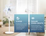 VENTILATOR CU PICIOR HEINNER HMSF-3WH - imagine 11