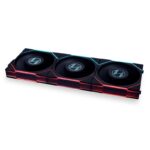 Ventilatorare Carcasa LIAN LI UNI TL LCD SERIES 3x120mm RGB NEGRU - 12TLLCD3B