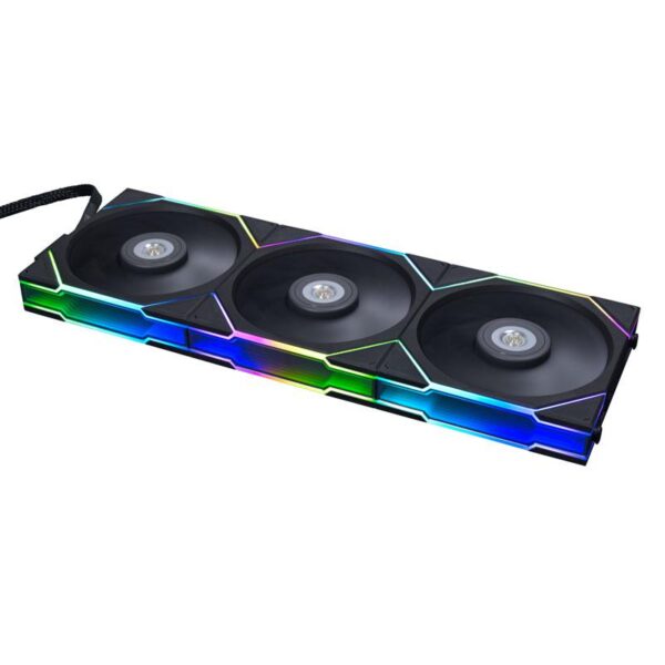 Ventilatorare Carcasa LIAN LI UNI TL SERIES 3x120mm RGB NEGRU - 12TL3B