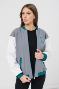 W JACHETA BOMBER GRI PETROL XS - JPG23JBOMW-GP_XS