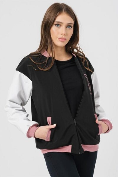 W JACHETA BOMBER PINK S - JPG23JBOMW-BPK_S