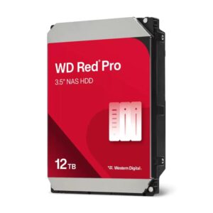 Western Digital Red Pro. HDD capacity: 12 TB, HDD speed: 7200 RPM - WD122KFBX