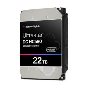 Western Digital Ultrastar DC HC580. HDD capacity: 22 TB - 0F62785