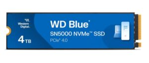 Western Digital WD Blue SN5000 NVMe. SSD capacity: 4 TB - WDS400T4B0E-00BKY0