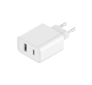 Xiaomi Mi Wall Charger Quick Charge 33W, USB-A, USB-C, White - BHR4996GL