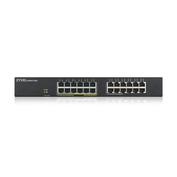 Zy GS1900-24, 24-port GbE L2, 12 Prt POE - GS1900-24EP-EU0101F