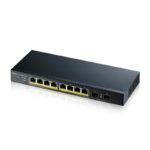 Zyxel 8-port GbE Smart Managed PoE Switch with GbE Uplink - GS1900-10HP-EU0102F