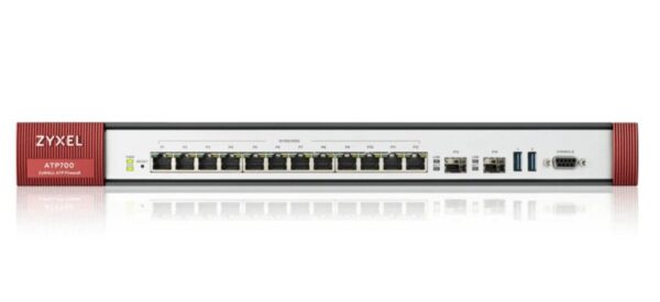 Zyxel ATP HARDWARE FIREWALL 12 Gigabit user-definable ports - ATP700-EU0102F