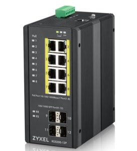 Zyxel RGS200-12P-ZZ0101F 12-port GbE Managed PoE Switch, Layer2