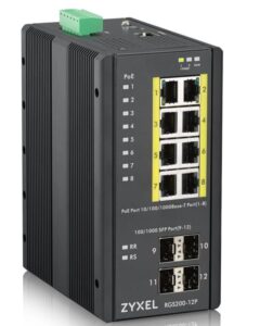 Zyxel RGS200-12P-ZZ0101F 12-port GbE Managed PoE Switch, Layer2