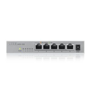 Zyxel XMG-105 5 Ports 2,5G + 1 SFP+ MultiGig unmanaged Desktop Switch - XMG-105-ZZ0101F